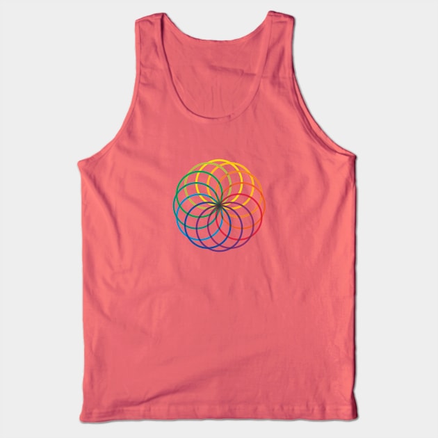 Color Rings Tank Top by sombreroinc